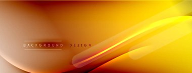 Soyut arkaplan - çizgiler ışık ve gölgelerle oluşturuldu. Teknoloji ya da iş dijital şablonu. Dinamik arkaplan ile basit akışkan renk gradyanı