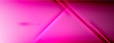 Soyut arkaplan - çizgiler ışık ve gölgelerle oluşturuldu. Teknoloji ya da iş dijital şablonu. Dinamik arkaplan ile basit akışkan renk gradyanı