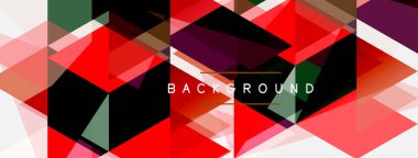 Renkli üçgen bileşimi, geometrik soyut arkaplan. Tekno veya iş konsepti, duvar kağıdı, afiş, arkaplan, iniş sayfası deseni