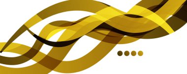 Soyut arkaplan - beyaz desen üzerinde şeffaf dalgalı çizgiler. Duvar Kağıdı, Sancak, Arkaplan, İniş Sayfası için Vektör İllüstrasyonu