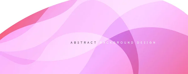 Trendy fundo abstrato gradiente de cor fluido simples com efeito de linha de onda dinâmica. Ilustração vetorial para papel de parede, bandeira, fundo, cartão, ilustração do livro, landing page — Vetor de Stock