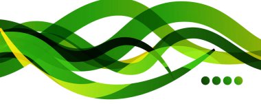 Soyut arkaplan - beyaz desen üzerinde şeffaf dalgalı çizgiler. Duvar Kağıdı, Sancak, Arkaplan, İniş Sayfası için Vektör İllüstrasyonu