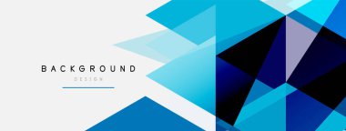 Renkli üçgen bileşimi, geometrik soyut arkaplan. Tekno veya iş konsepti, duvar kağıdı, afiş, arkaplan, iniş sayfası deseni