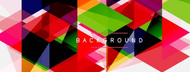 Renkli üçgen bileşimi, geometrik soyut arkaplan. Tekno veya iş konsepti, duvar kağıdı, afiş, arkaplan, iniş sayfası deseni