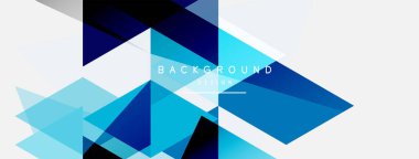 Renkli üçgen bileşimi, geometrik soyut arkaplan. Tekno veya iş konsepti, duvar kağıdı, afiş, arkaplan, iniş sayfası deseni