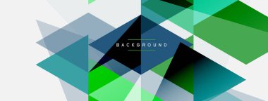 Renkli üçgen bileşimi, geometrik soyut arkaplan. Tekno veya iş konsepti, duvar kağıdı, afiş, arkaplan, iniş sayfası deseni