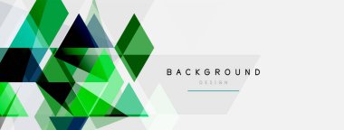 Renkli üçgen bileşimi, geometrik soyut arkaplan. Tekno veya iş konsepti, duvar kağıdı, afiş, arkaplan, iniş sayfası deseni