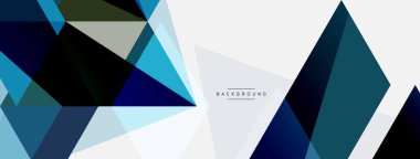 Renkli üçgen bileşimi, geometrik soyut arkaplan. Tekno veya iş konsepti, duvar kağıdı, afiş, arkaplan, iniş sayfası deseni