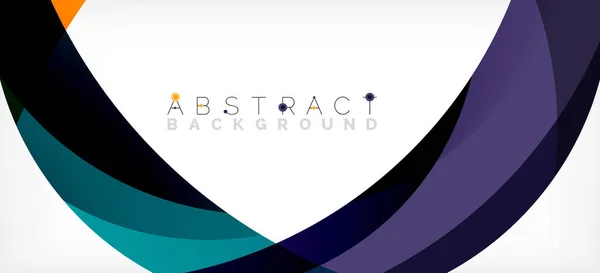 Color circle shapes, minimal geometric background. Trendy dynamic composition. Vector Illustration For Wallpaper, Banner, Background, Landing Page — Stockový vektor