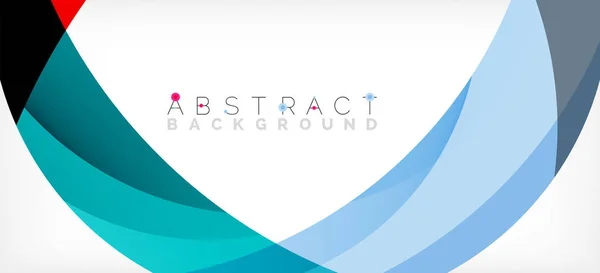 Color circle shapes, minimal geometric background. Trendy dynamic composition. Vector Illustration For Wallpaper, Banner, Background, Landing Page — Διανυσματικό Αρχείο