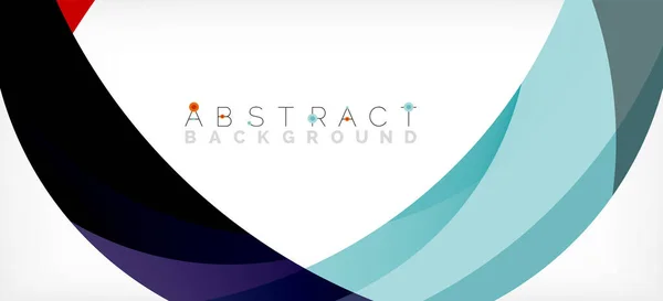 Color circle shapes, minimal geometric background. Trendy dynamic composition. Vector Illustration For Wallpaper, Banner, Background, Landing Page — ストックベクタ