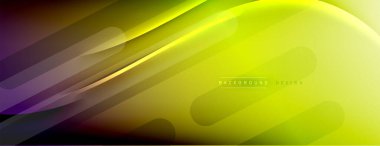 Soyut arkaplan - çizgiler ışık ve gölgelerle oluşturuldu. Teknoloji ya da iş dijital şablonu. Dinamik arkaplan ile basit akışkan renk gradyanı