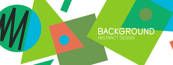 ブロック、線、幾何学的形状を持つ抽象的な背景。壁紙、バナー、背景、ランディングページのための技術またはビジネスコンセプト — ストックベクタ