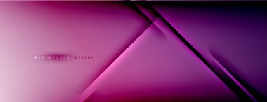 Soyut arkaplan - çizgiler ışık ve gölgelerle oluşturuldu. Teknoloji ya da iş dijital şablonu. Dinamik arkaplan ile basit akışkan renk gradyanı