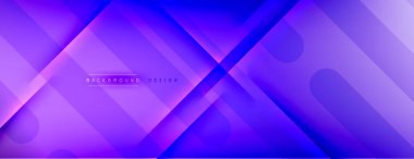 Soyut arkaplan - çizgiler ışık ve gölgelerle oluşturuldu. Teknoloji ya da iş dijital şablonu. Dinamik arkaplan ile basit akışkan renk gradyanı