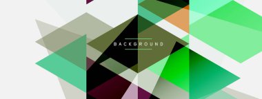 Renkli üçgen bileşimi, geometrik soyut arkaplan. Tekno veya iş konsepti, duvar kağıdı, afiş, arkaplan, iniş sayfası deseni