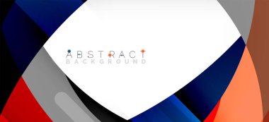 Color circle shapes, minimal geometric background. Trendy dynamic composition. Vector Illustration For Wallpaper, Banner, Background, Landing Page