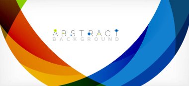 Color circle shapes, minimal geometric background. Trendy dynamic composition. Vector Illustration For Wallpaper, Banner, Background, Landing Page