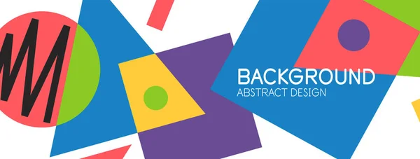 Fondo abstracto con bloques, líneas, formas geométricas. Techno o concepto de negocio para fondo de pantalla, banner, fondo, landing page — Archivo Imágenes Vectoriales