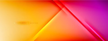 Soyut arkaplan - çizgiler ışık ve gölgelerle oluşturuldu. Teknoloji ya da iş dijital şablonu. Dinamik arkaplan ile basit akışkan renk gradyanı