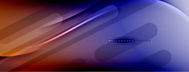 Soyut arkaplan - çizgiler ışık ve gölgelerle oluşturuldu. Teknoloji ya da iş dijital şablonu. Dinamik arkaplan ile basit akışkan renk gradyanı