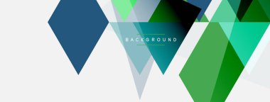 Renkli üçgen bileşimi, geometrik soyut arkaplan. Tekno veya iş konsepti, duvar kağıdı, afiş, arkaplan, iniş sayfası deseni