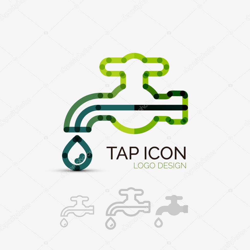 Tap company logo, business concept