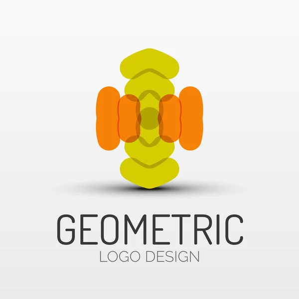 Το λογότυπο της εταιρείας αφηρημένη γεωμετρικού σχήματος — Διανυσματικό Αρχείο
