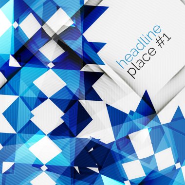 iş fütüristik üçgen kompozisyon