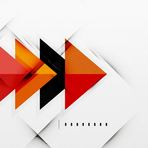 Diseño de negocio moderno triángulos brillantes — Archivo Imágenes Vectoriales
