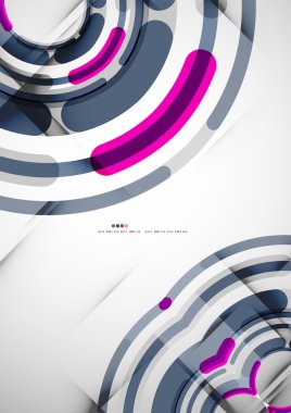 fütüristik halkalar arka plan