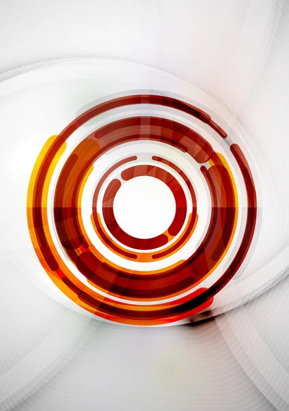 Ontwerpsjabloon futuristische ringen en cirkels — Stockvector