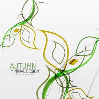 sonbaharda çiçek minimal arka plan