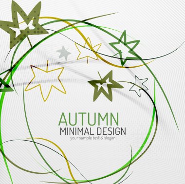 sonbaharda çiçek minimal arka plan