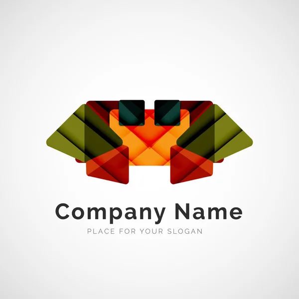 Forme géométrique, logo de l'entreprise — Image vectorielle