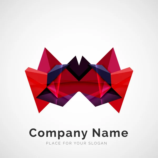 Forme géométrique, logo de l'entreprise — Image vectorielle