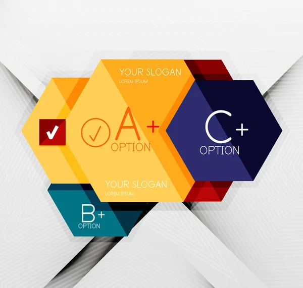 Layout geometrico astratto di sfondo — Vettoriale Stock