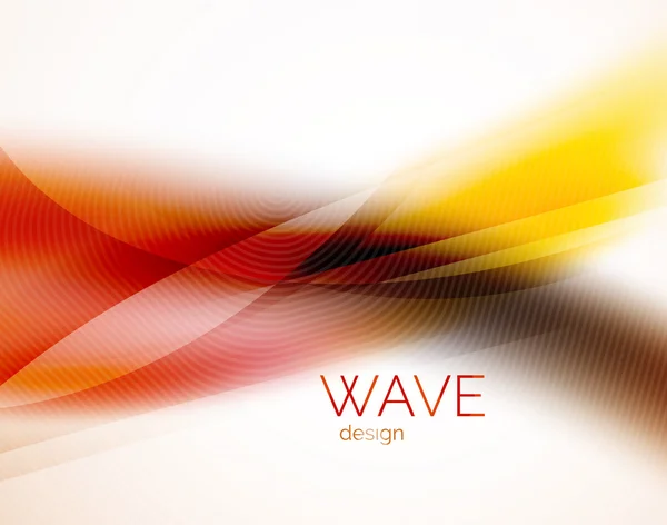 Unusual blur wave abstract background — Stock Vector