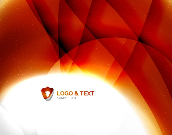 Modèle de tourbillon abstrait orange feu — Image vectorielle