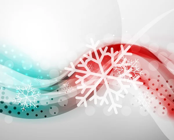 Christmas blur wave — 스톡 벡터