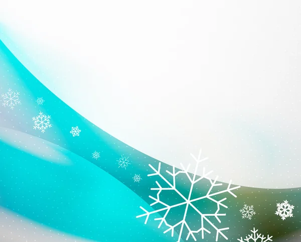 Christmas blur wave — Stock Vector