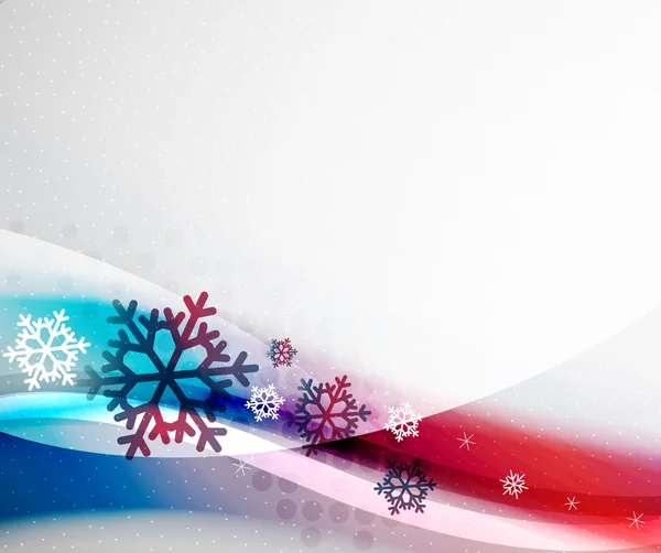 Christmas blur wave — Stockvector