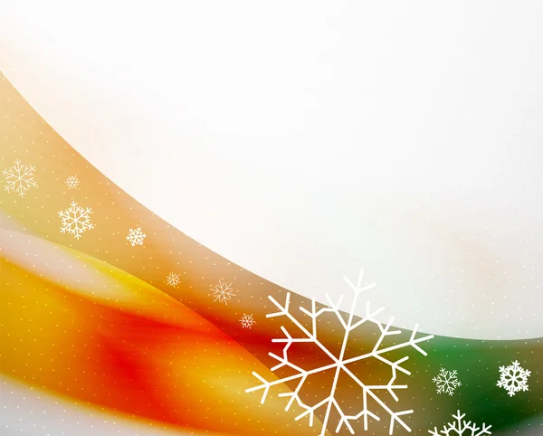 Christmas blur wave — Stock Vector