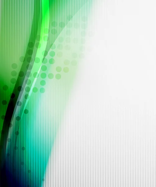 Flou bleu vert vague de couleur — Image vectorielle
