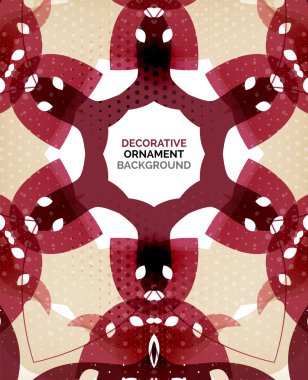 retro dekoratif süsler arka plan