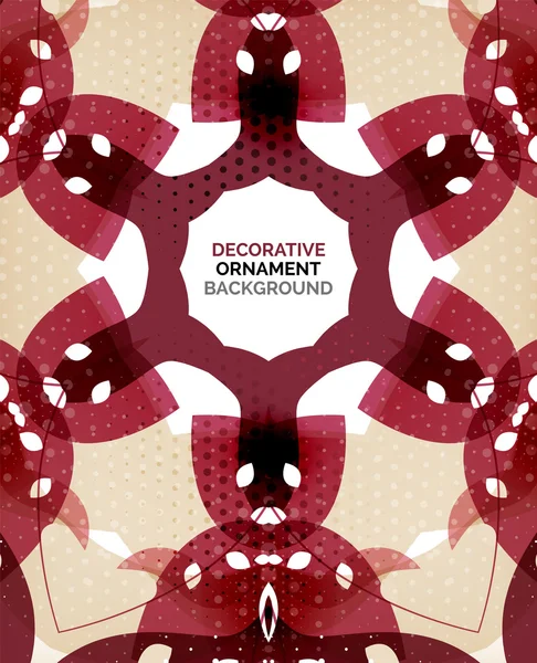 Decoratieve retro ornamenten achtergrond — Stockvector