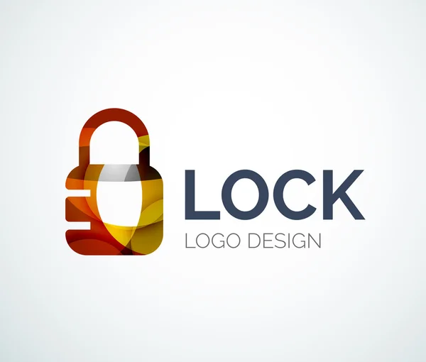 Icône de sécurité, logo Lock — Image vectorielle