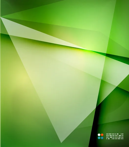 Onde de flou vert frais et couleurs — Image vectorielle