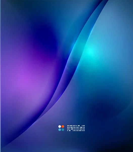 Bleu couleurs floues fond abstrait — Image vectorielle