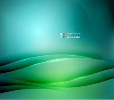 yeşil ve mavi bulanık tasarım şablonu